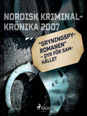 cover image of "Gryningspyromanen" &#8211; dyr för samhället